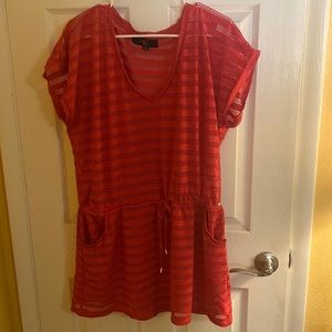 CALVIN KLEIN SWIM SUIT COVER UP WITH POCKETS NEVER WORN XL